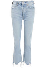 High-Rise Cropped Straight Jeans Riley - AGOLDE