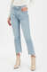 High-Rise Cropped Straight Jeans Riley