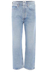 Mid-Rise Cropped Jeans 90s