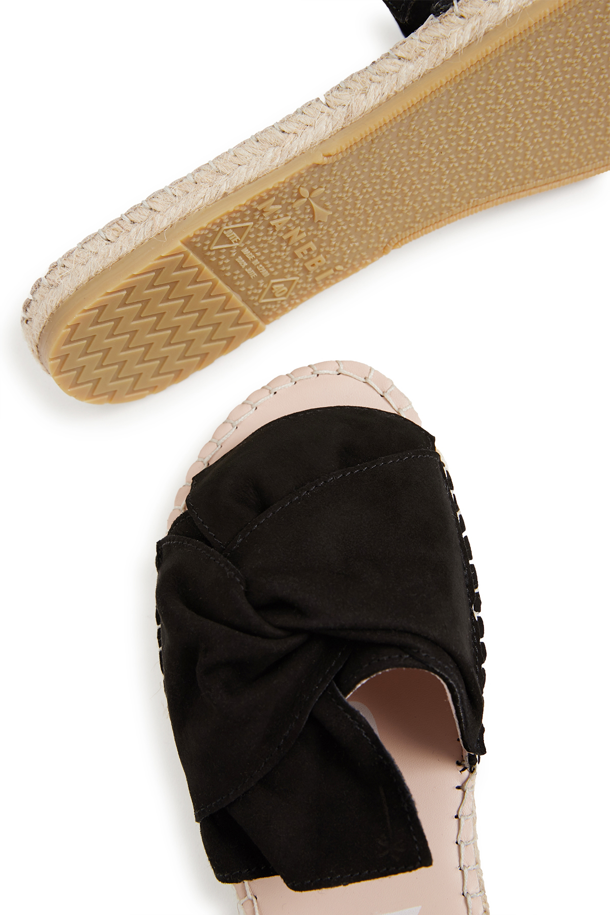 Sandaletten aus Veloursleder 