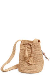 Beach Bucket aus Raffia