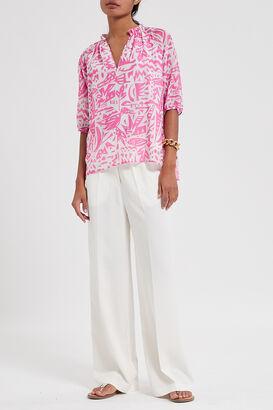 Bluse Leyli mit Seide 