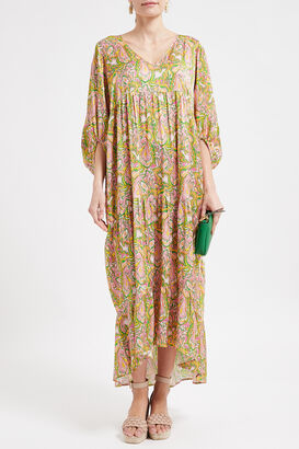 Maxi-Kleid Manon aus Seidenstretch