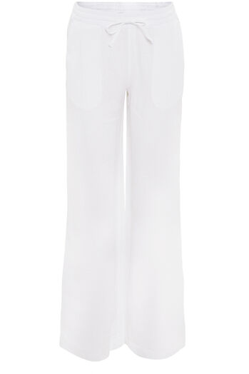 Linen Trousers with Washed Finish