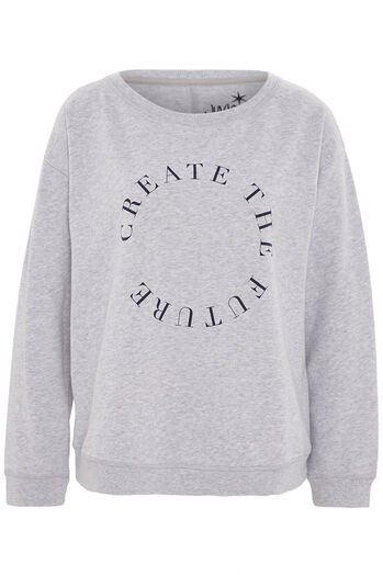 Sweatshirt with Cotton