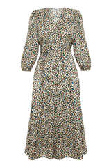 Midi-Wickelkleid Dilami mit Leopardenprint - ESSENTIEL ANTWERP