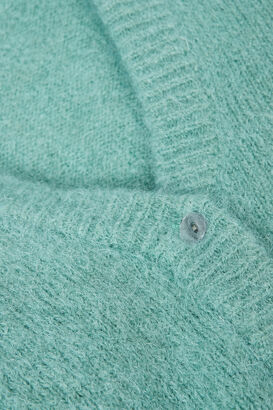 Strickjacke mit Mohair 