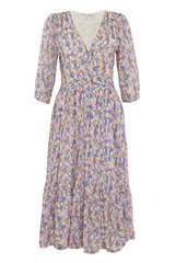 Midi-Kleid Poppi aus Viskose - SECOND FEMALE