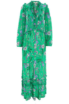 Maxikleid Mimi aus Viskose-Crêpe