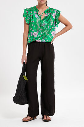Bluse aus Seidenstretch