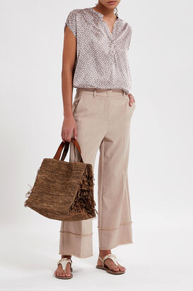 Bluse aus Seidenstretch