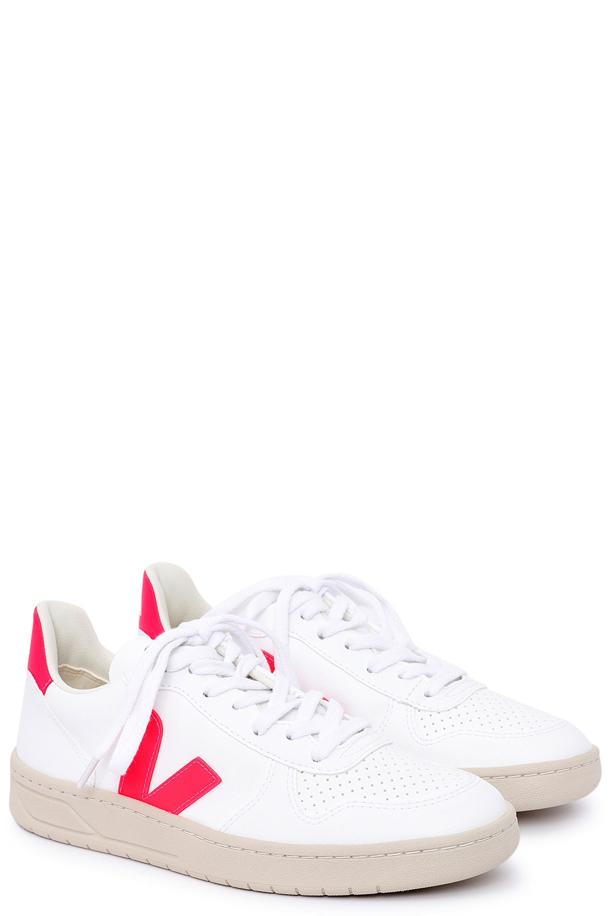 Sneaker V-10 White Rose Fluo