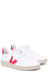 Sneaker V-10 White Rose Fluo - VEJA