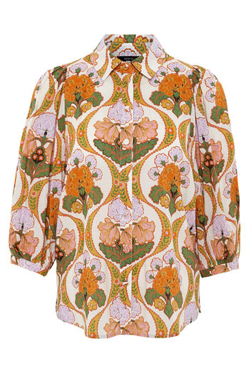 Blouse with Viscose and Cotton