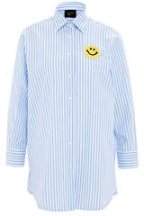 Stripe Crochet Shirt aus Baumwolle  - JOSHUA SANDERS