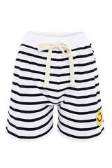 Striped Smiley Shorts