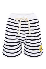 Striped Smiley Shorts