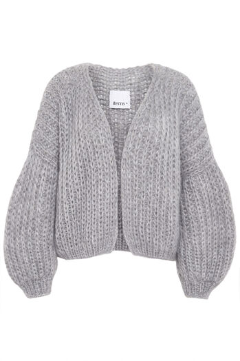 Cardigan aus Seide und Mohair