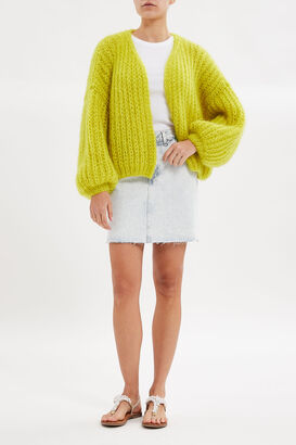 Cardigan aus Seide und Mohair