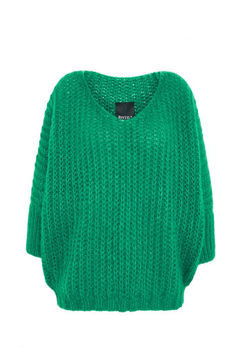 Knit Sweater with Silk and Mohair 