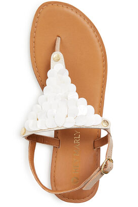 Sandalen-Topping Shiny Pearl