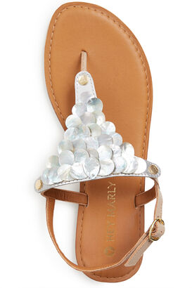 Sandalen-Topping Shiny Pearl