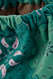 Samt-Clutch Bandana Green