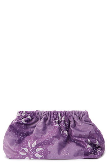 Velvet Clutch Bandana Purple