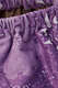 Samt-Clutch Bandana Purple