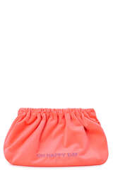 Samt-Clutch Neon Orange - SORBET ISLAND