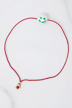 Armband mit Anhänger Happy Face