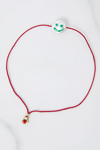 Bracelet with pendant Happy Face