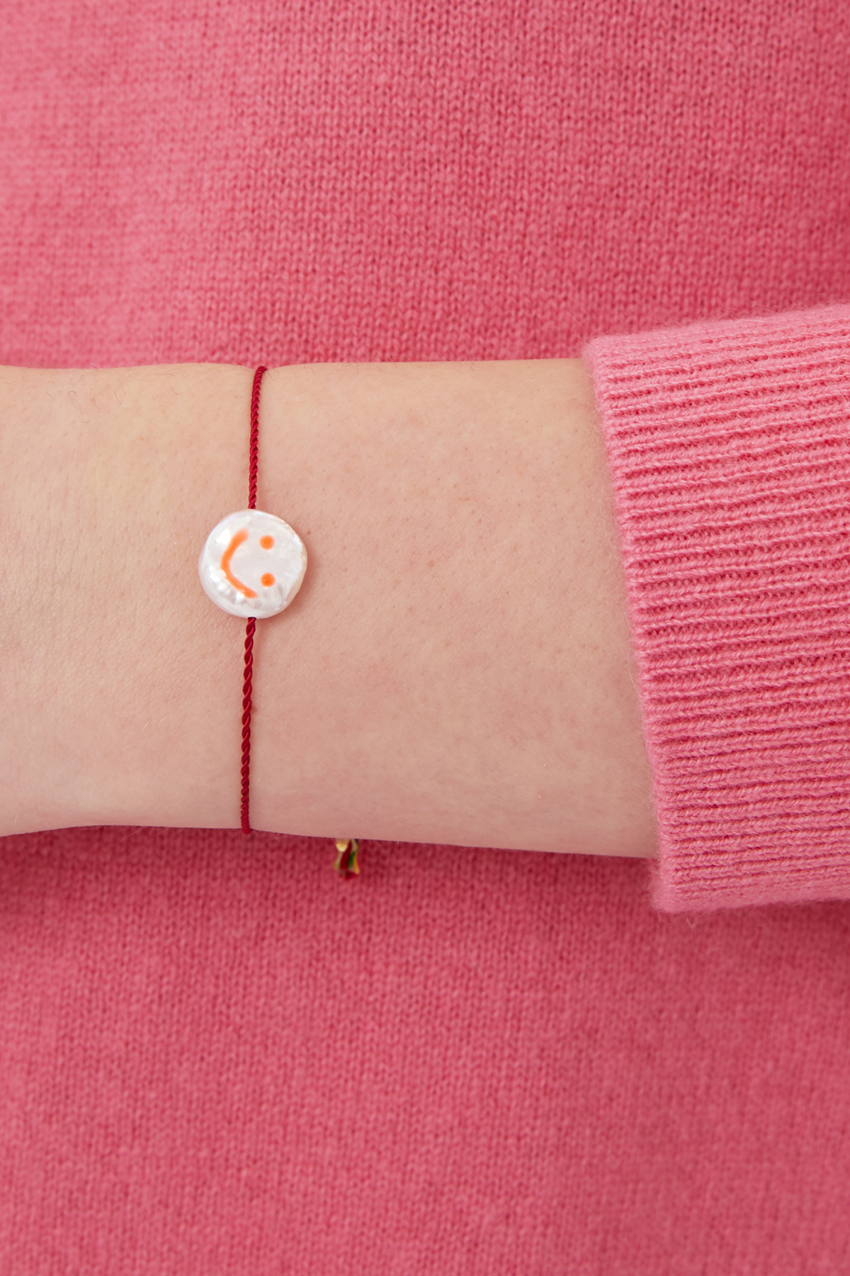 Armband mit Anhänger Happy Face