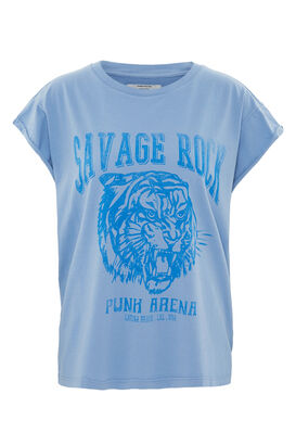Boxy Tee aus Baumwolle 