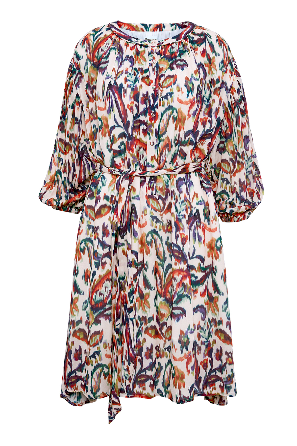 Kleid mit Ikat-Muster