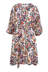 Dress with Ikat Pattern - FLOWERS FOR FRIENDS