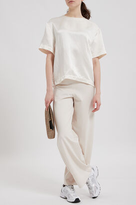 Schimmernde Shirtbluse