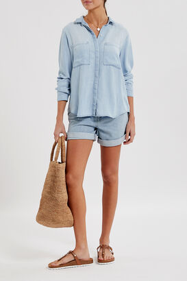 Bluse aus Lyocell