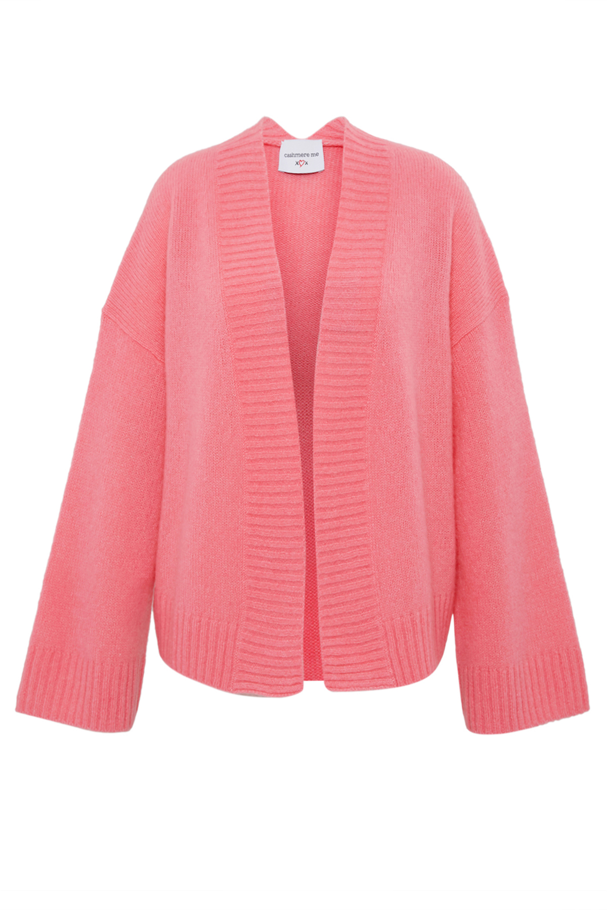 Hot pink sales cashmere cardigan