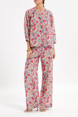 High Waist-Hose Abo mit Viskose und Baumwolle