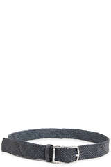 Leather Belt with Braided Look - REPTILE´S HOUSE