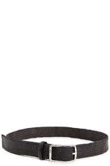 Leather Belt with Braided Look - REPTILE´S HOUSE