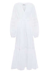 Kleid aus bestickter Baumwolle  - BLOOM