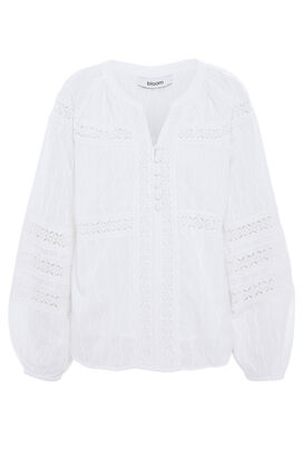 Bluse aus bestickter Baumwolle