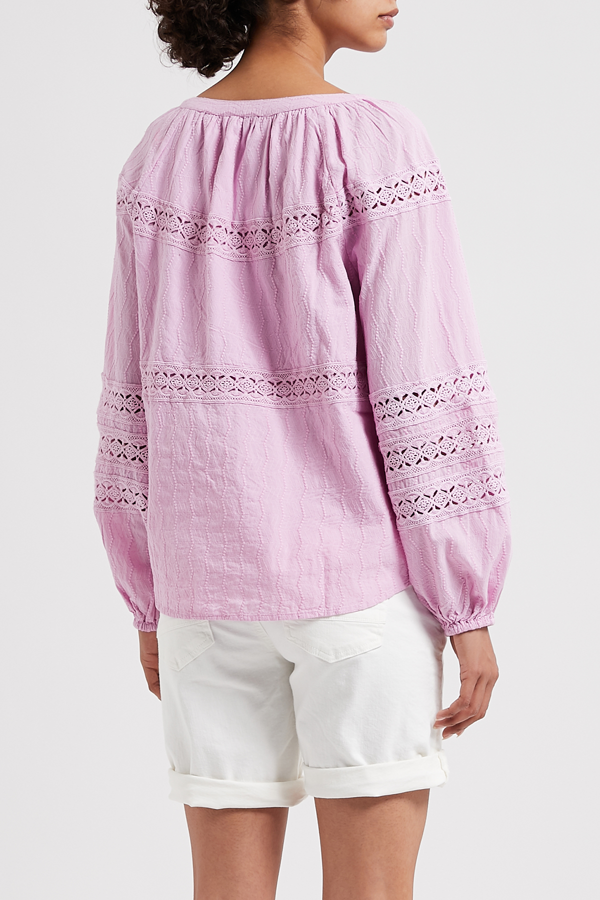 Bluse aus bestickter Baumwolle