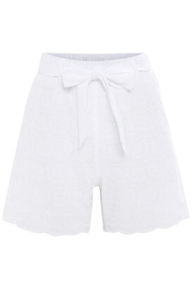 Embroidered Cotton Shorts 