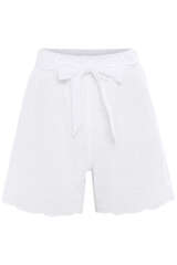 Embroidered Cotton Shorts  - BLOOM