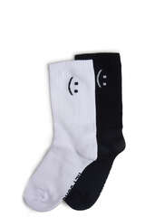 Doppelpack Strümpfe Smiley aus Bio-Baumwolle - HEY SOHO 
