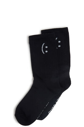 Doppelpack Strümpfe Smiley aus Bio-Baumwolle