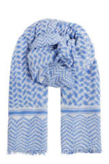 Cashmere Schal Pali Skyblue - PUR SCHOEN
